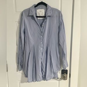 Lightweight Chambray Cino Tunic - Size L